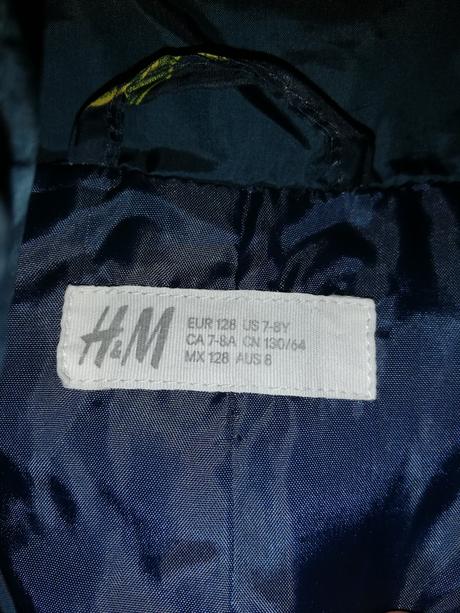 Zimná bunda, h&m,128