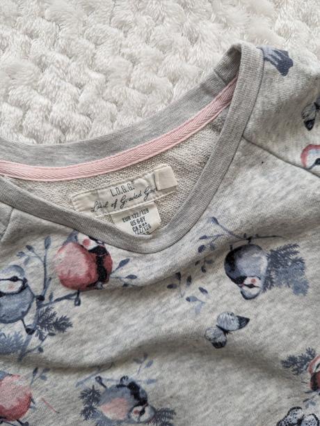 Vtáčikové šaty h&m 122/128, h&m,122