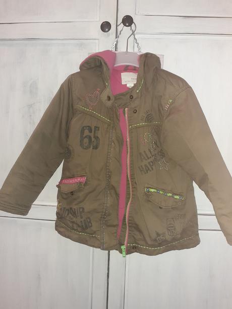 Zelena bunda next s kapucnou, next,110