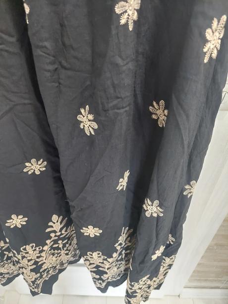 Luxusné vyšívané maxi šaty shein curve boho štýl, 5xl