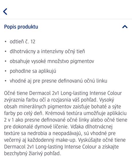 Dermacol 2v1 ocny tien a linka dlhorvacny(c.12), 