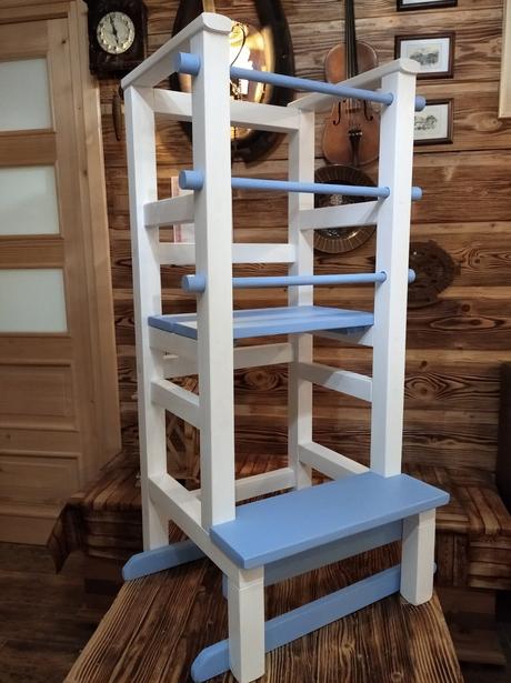 Učiaca veža polohovateľná - learning tower montess,