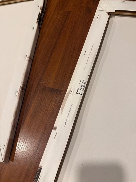 Ikea 3 veľké obrazy kvety, 