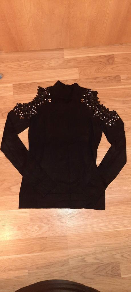 Cierny svetrik-jemny c.36/38, bonprix,36