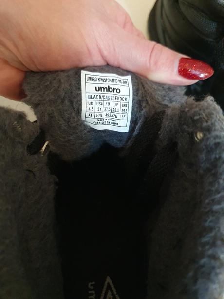 Zateplené prechodné tenisky, umbro,37