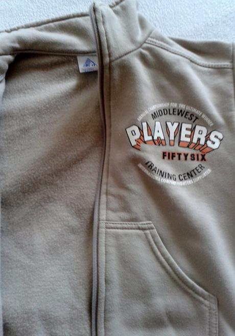 Málo nosená mikina na zips, 104