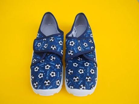 Detské papučky befado modré futbal, befado,31 - 36