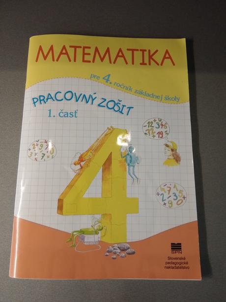 Pracovný zošit matematika 1. a 2. časť, 