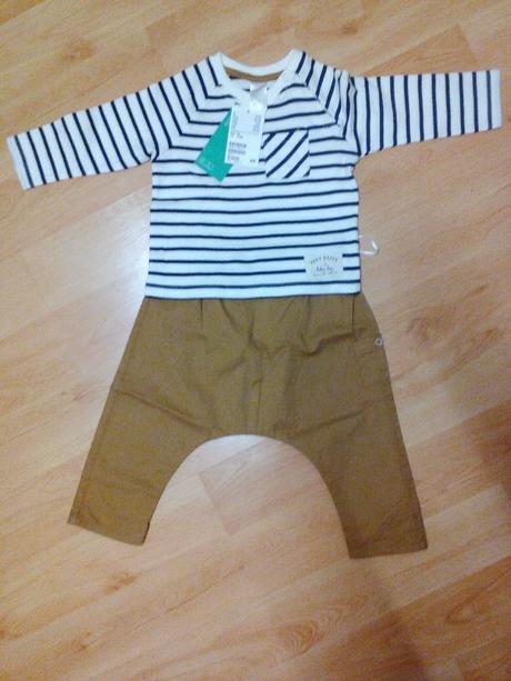 Set - pudlové nohavice a tričko, h&m,74