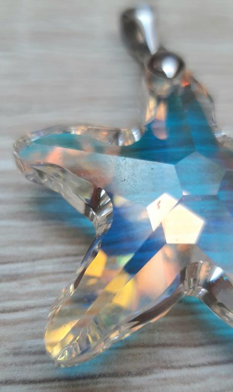 Prívesok swarovski - hviezda, swarovski