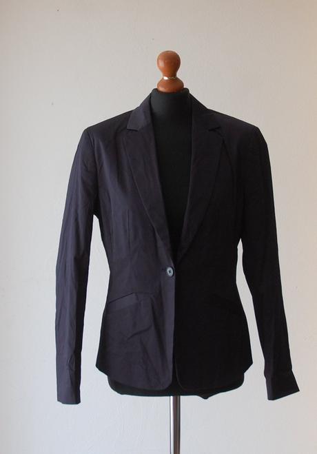 Elegantné tmavomodré dámske sako (blejzer), timeout,m