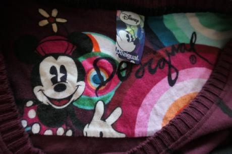 Desigual mickey original stylovy, trendy sveter m, desigual,m