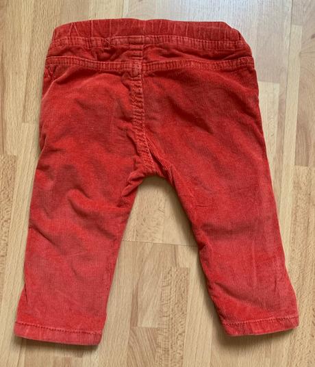 Zara oranžové nohavice, zara,68