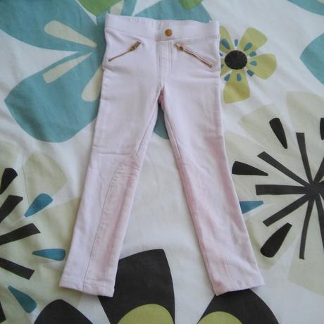 Ružové jegginsy, h&m,110