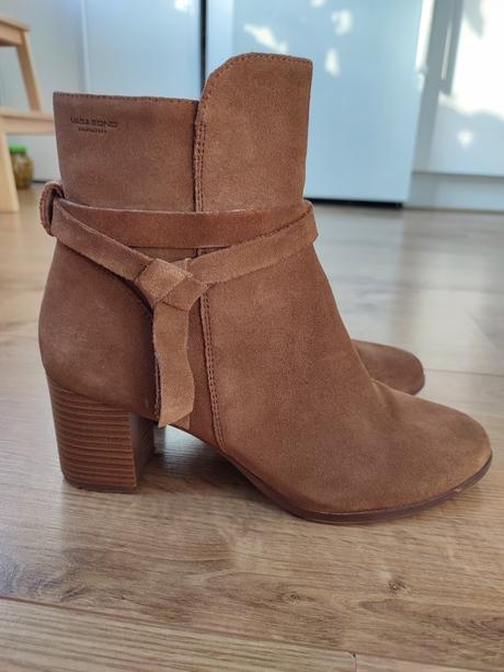 Kožené členkové čižmy vagabond, vagabond,40