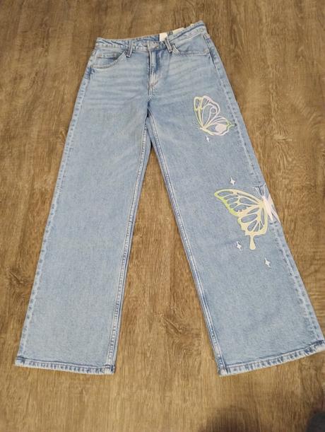 Širšie rifle, h&m,152