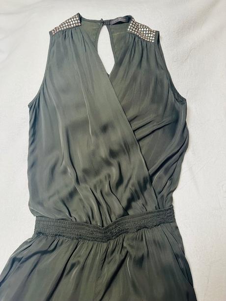 Khaki overal s ozdobami zn. pietro filipi originál, pietro filipi,40