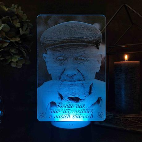 Spomienková led lampa,