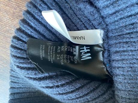 Modrá čiapka h&m, h&m,92