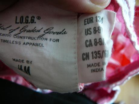 Dievcenska bluzka, h&m,134