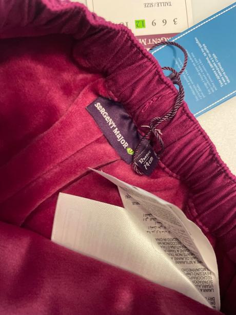 Slávnostné zateplené nohavice, sergent major,80 / 86