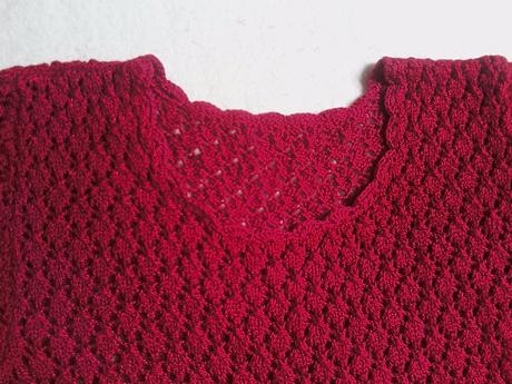 Ručne pletená blúzka, s