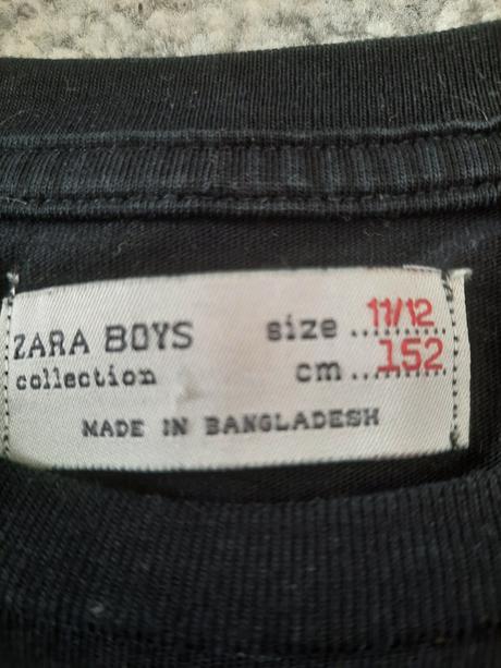 Tričko s dlhým rukávom, zara,152