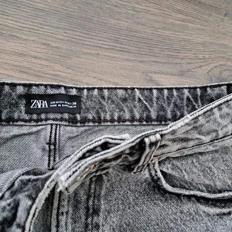 Riflová minisukňa, zara,m