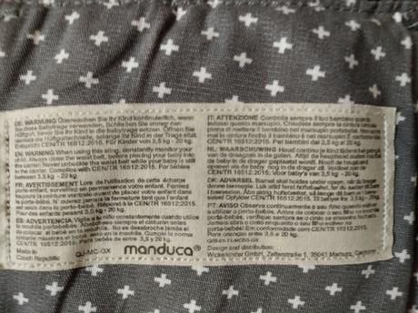 Manduca nosič pre bábätko, manduca