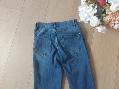 Skinny rifle pre vyššiu slečnu- top stav - nové, esmara,xs