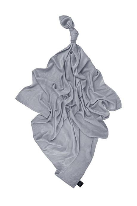 Bocioland bambusová plienka 30x30cm oblaky šedé,