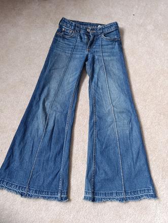 Široké rifle, h&m,146