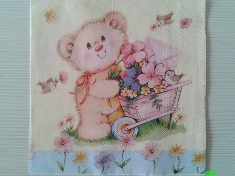 Servítky mackovia 0,10/ks,