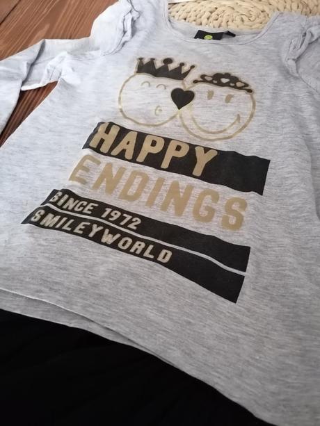 Tričko s volánom svetlošedé, lindex,110