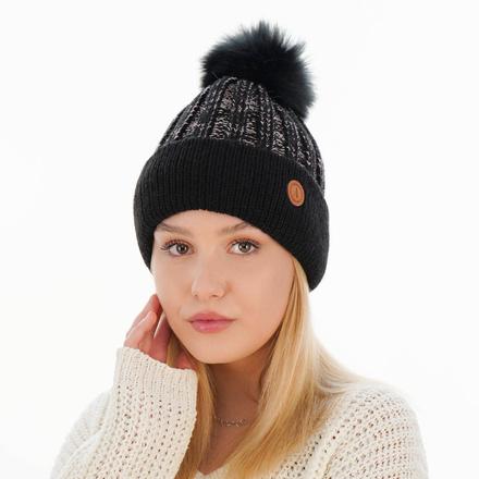 Dámska čiapka na zimu vera,