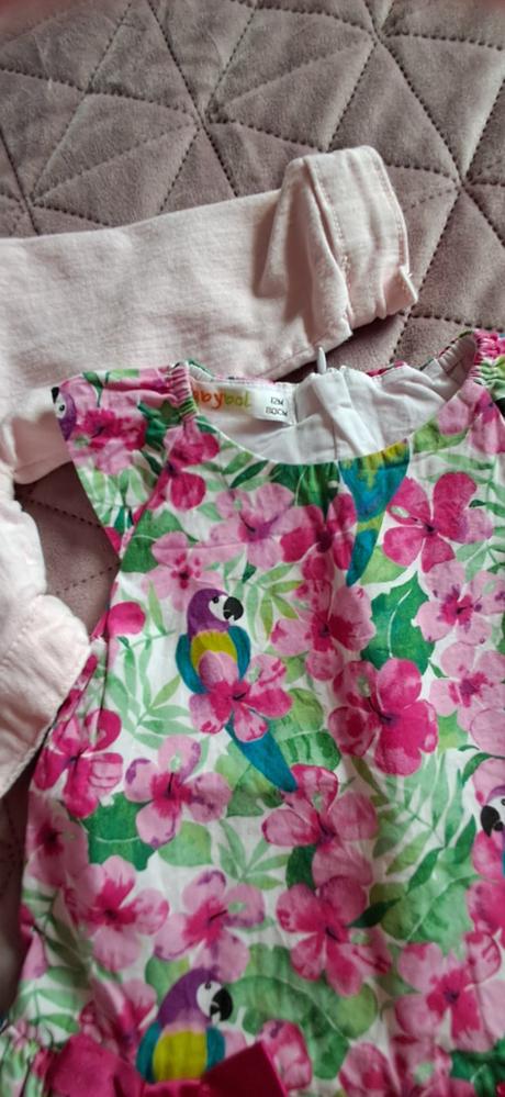 Komplet 80 riflovka šaty, 80