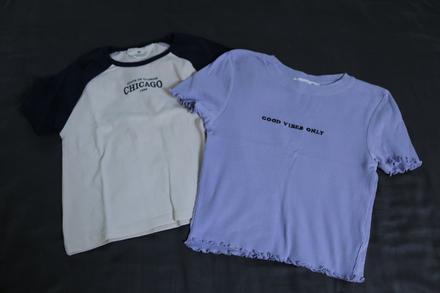 2ks trička č.1, h&m,152