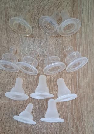 Nepoužité dudlíky na fľašu,