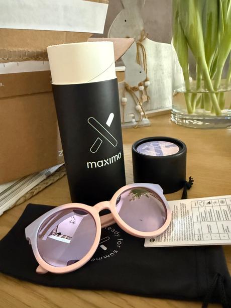 Detské slnečné okuliare maximo uv 400 ružovofialov, 