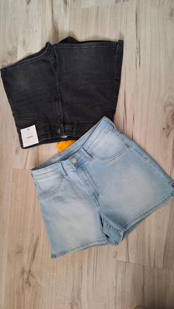 2pack elastické šortky, h&m,158