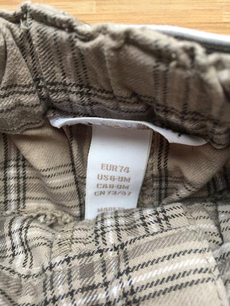 Karovane letne gatuse - kratasy, h&m,74