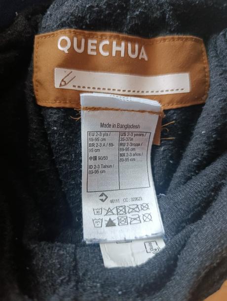 Turistické nohavice, quechua,92