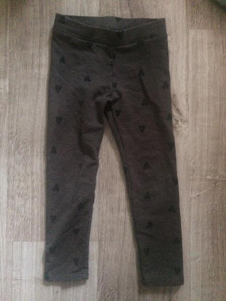 Leginky (hrubšie )srdiečko 4-5 rokov, h&m,110