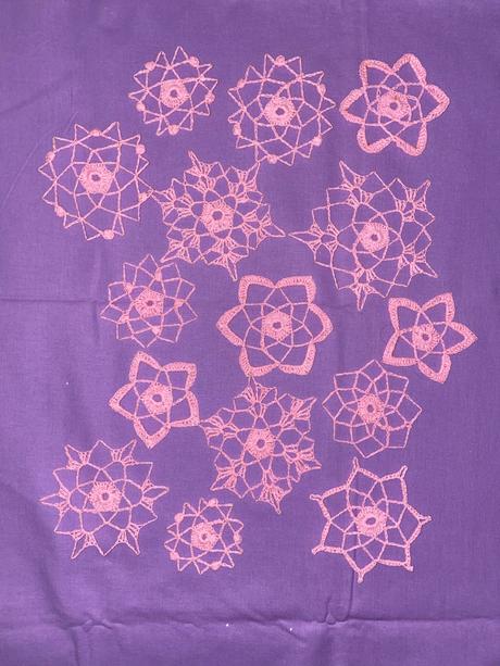 Hačkované vianočné ozdoby, 