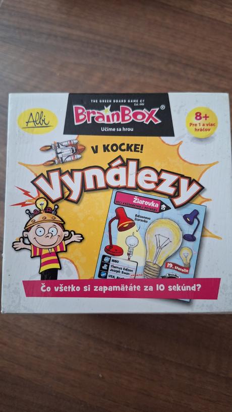Predám spoločenskú hru vynálezy v kocke, 