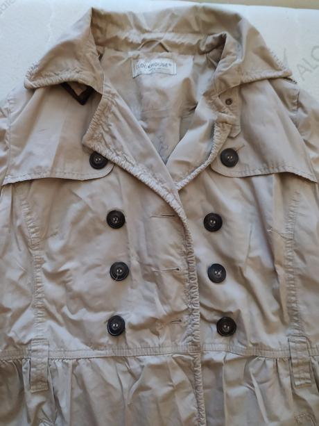 Jarný kabátik kremovy, c&a,xl