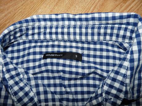 Kockovana bavlnena, house,s