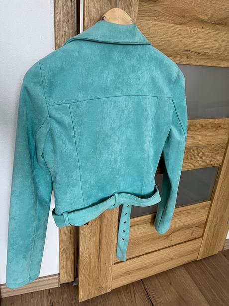 Dámska tyrkisová jelenicová bunda, sinsay,s