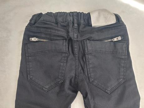 Čierne rockové nohavice zn.hm veľ.98, h&m,98