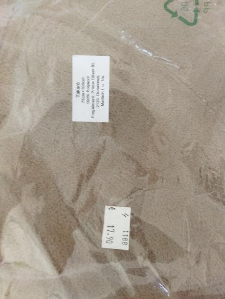 Modrá pletená deka, 